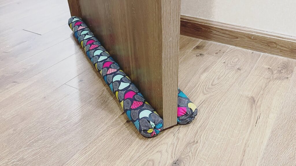 DIY door draft stopper
